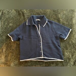 Abercrombie & Fitch Charcoal Knit Cardigan